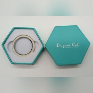 NWT ORIGAMI OWL Eggshell/Cream Bezel Living Locket Face Replacement